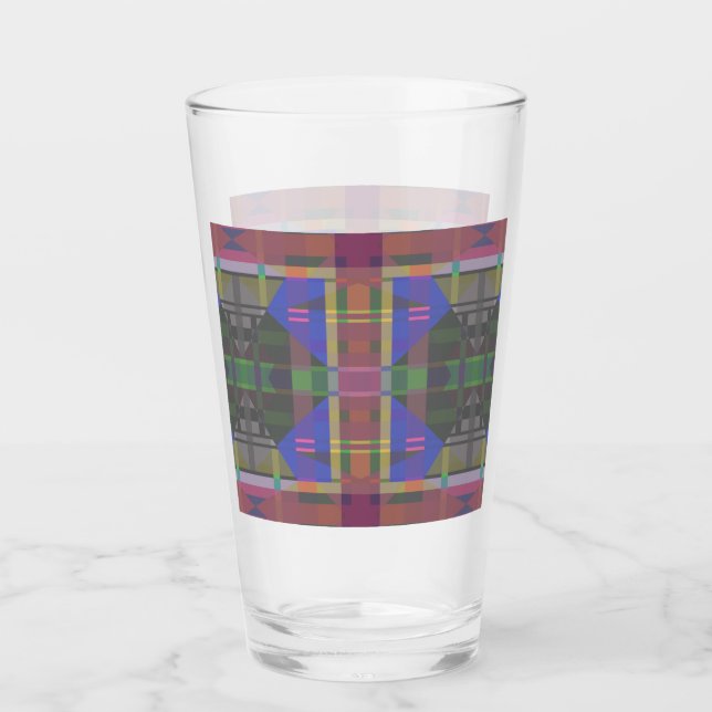 Pastel Rainbow Colorful Geometric Glaskopp (Framsida)