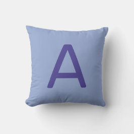 Pastel Rainbow Färg Alphabet Initial Nursery Kudde