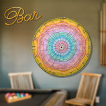 Pastel Rainbow Färg Rustic Wood Tone Darttavla<br><div class="desc">Pastel Rainbow Rustic Wood Tone Grain A rustic Wood Grain Dartboard gör perfekt personlig Gift,  det är underbart för bröllop,  party,  familjeåterföreningar och bara vardaglig roligt. Vår mall för enkel använda gör det enkelt att anpassa sig.</div>