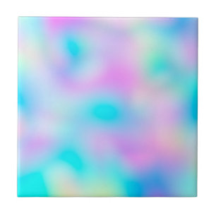 Pastel Rainbow Färger Abstrakt Oskärpa Överton Kakelplatta