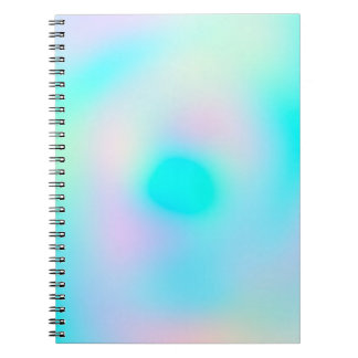 Pastel Rainbow Färger Abstrakt  Oskärpa Övertoning Anteckningsbok