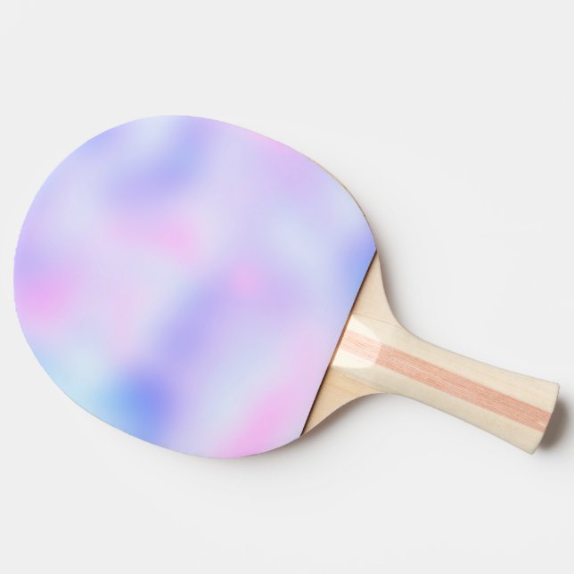 Pastel Rainbow Färger Abstrakt  Oskärpa Övertoning Pingisracket (Sidan)