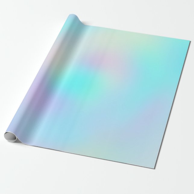 Pastel Rainbow Färger Abstrakt  Oskärpa Övertoning Presentpapper (Utrullad)