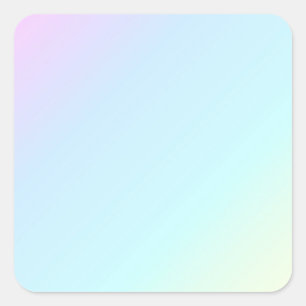 PASTEL RAINBOW-FÄRGGRADIENTER BAKGRUND WALL FYRKANTIGT KLISTERMÄRKE