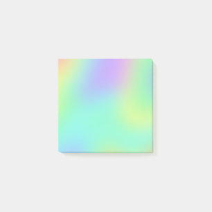 Pastel Rainbow Gradient Postit Notes Post-it Block