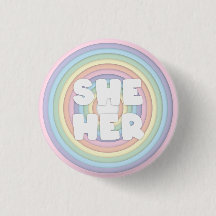 Pastel Rainbow Hon/Hennes Pronouns