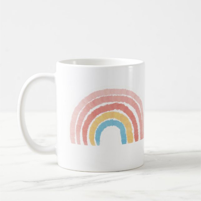 Pastel Rainbow Kaffemugg (Vänster)
