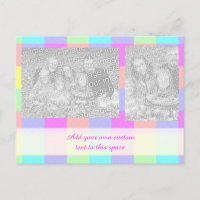 Pastel Rainbow kontrollerade två foto