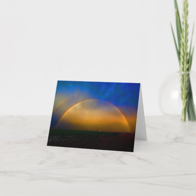 Pastel Rainbow Kort (Framsida)