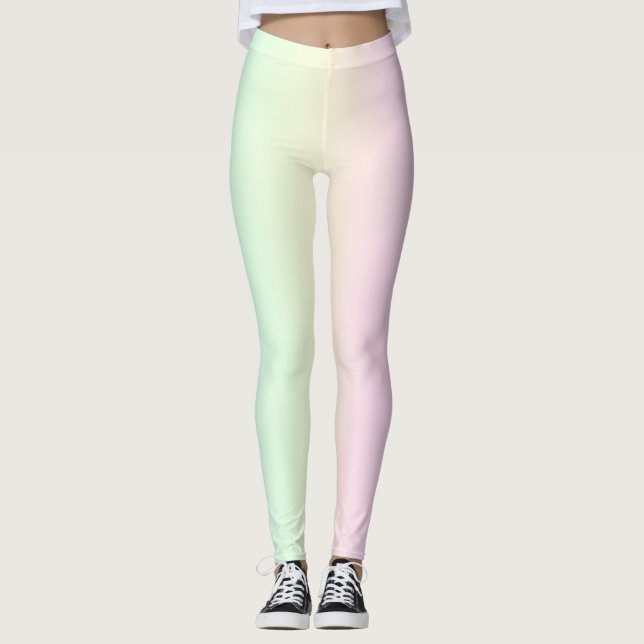 Pastel Rainbow Leggings (Framsida)