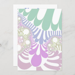 Pastel Rainbow, Mod Inbjudningar