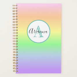 Pastel Rainbow Monogrammed Personlig
