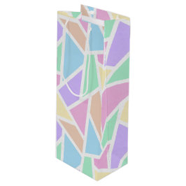 Pastel rainbow mosaic mönster