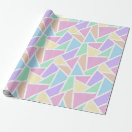 Pastel rainbow mosaic mönster presentpapper