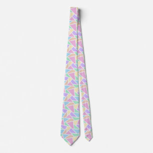 Pastel rainbow mosaic mönster slips