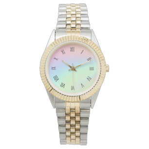 Pastel Rainbow of Färg Armbandsur