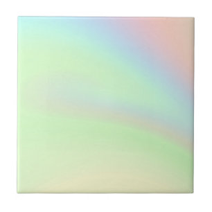 Pastel Rainbow of Färg Kakelplatta