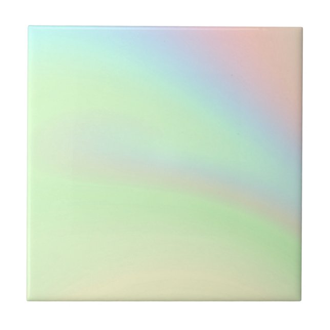 Pastel Rainbow of Färg Kakelplatta (Framsidan)