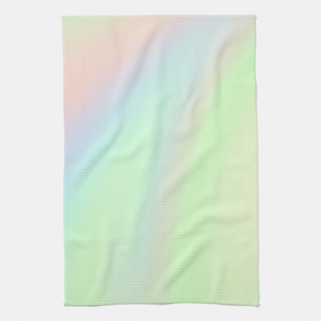 Pastel Rainbow of Färg Kökshandduk (Vertikal)