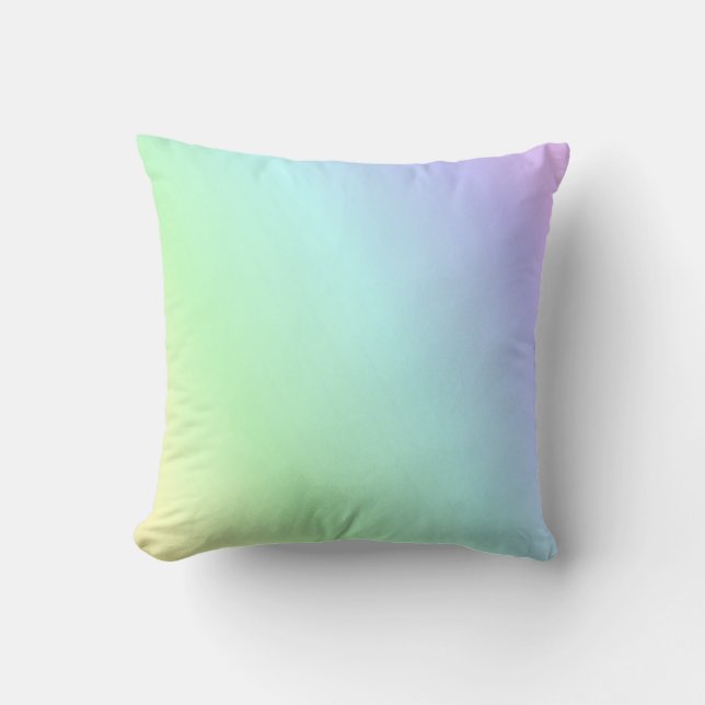 Pastel Rainbow of färg  Kudde (Framsida)