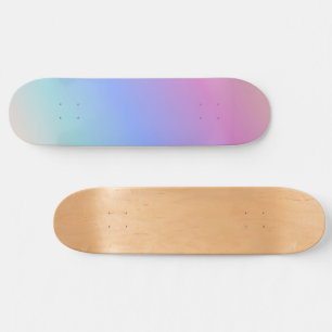 Pastel Rainbow-övertoning Mini Skateboard Bräda 18,5 Cm