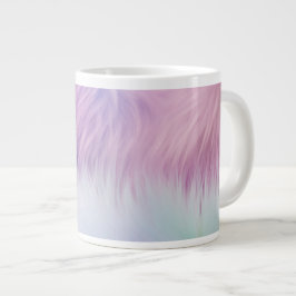 Pastel Rainbow Päls Jumbo Mugg