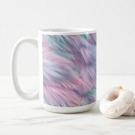 Pastel Rainbow Päls Kaffemugg