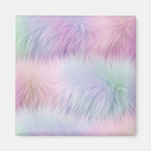 Pastel Rainbow Päls Magnet