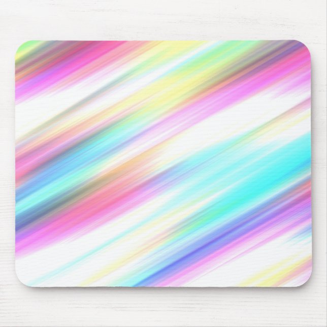 Pastel Rainbow-penseldrag Musmatta (Framsidan)