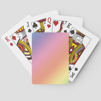 Pastel Rainbow Playing Cards Casinokort