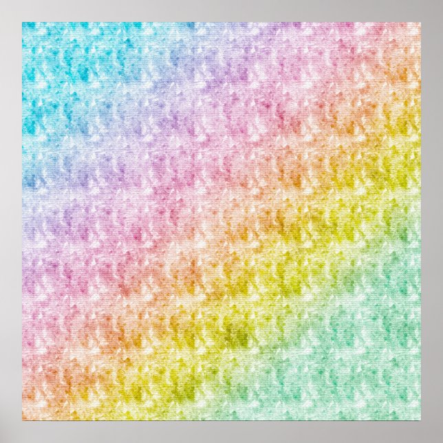 Pastel Rainbow Poster (Framsidan)