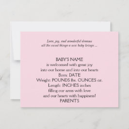 Pastel Rainbow Ram Baby meddelande