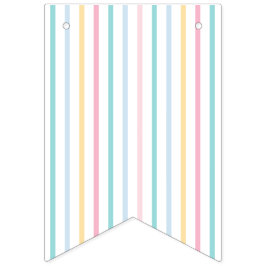 Pastel Rainbow Rand Banner Vimplar