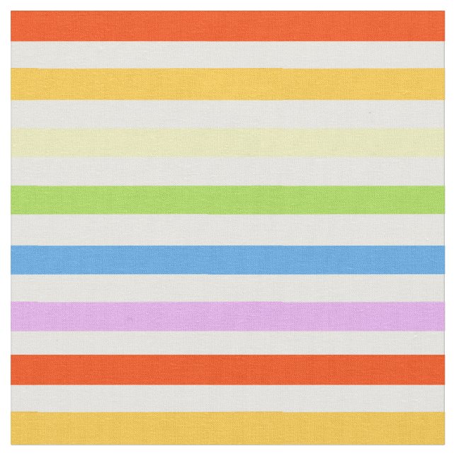 Pastel Rainbow Rand Fabric Art Material Tyg (Närbild)