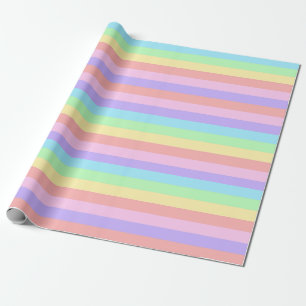 Pastel Rainbow Rand Fairy Kei Birthday Presentpapper