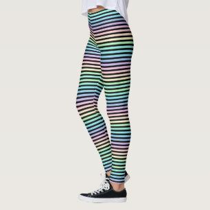 Pastel Rainbow Rand Leggings
