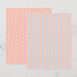 Pastel Rainbow Rand och Flowers Scrapbook Papper