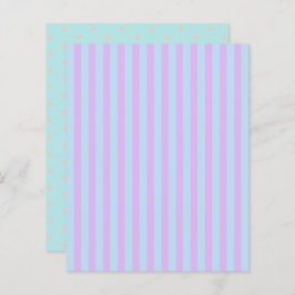 Pastel Rainbow Rand & Polka Dot Scrapbook Papper