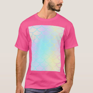 Pastel Rainbow Sjöjungfru T Shirt