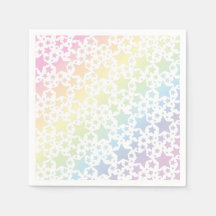 Pastel Rainbow Star Baby Shower