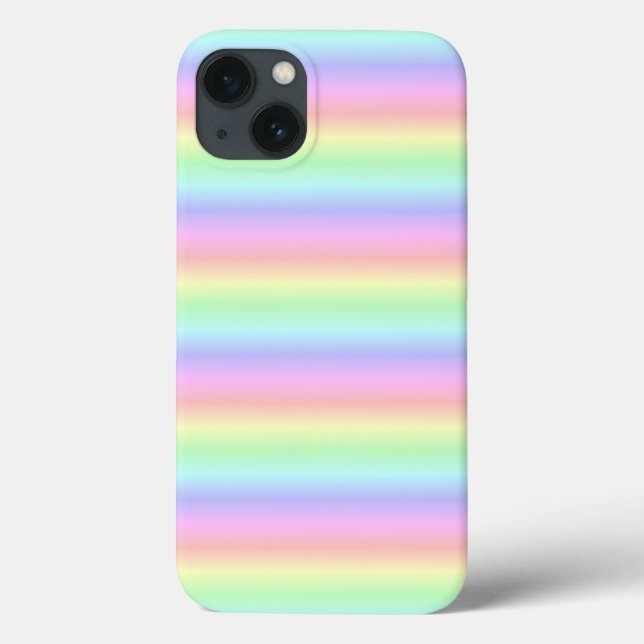Pastel Rainbow Strips - Mönster (Baksida)