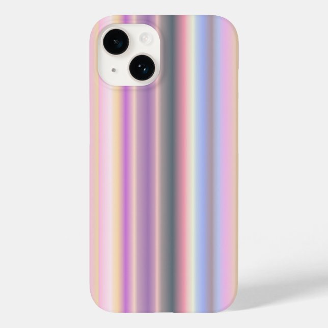 Pastel Rainbow Strips - Mönster (Baksida)