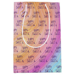 Pastel Rainbow Swirl Sweet 16
