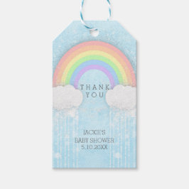 Pastel Rainbow Tack Presentetikett