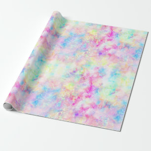 Pastel Rainbow Tie Dye Presentpapper
