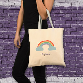 Pastel Rainbow Tygkasse