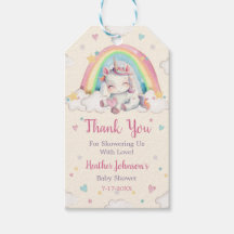 Pastel Rainbow Unicorn Baby Shower