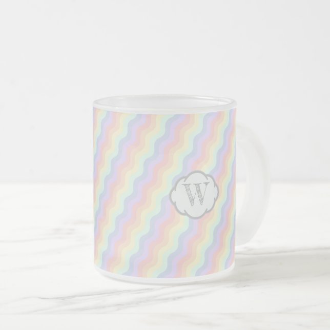 Pastel Rainbow Vinkarare Mugg (Framsida höger)