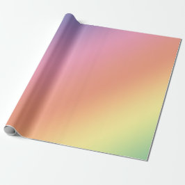 Pastel Rainbow Wrapping Paper Presentpapper