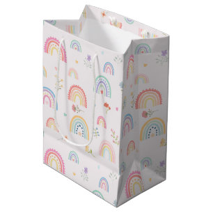 Pastel Rainbows Girly Wildblommor & Hearts